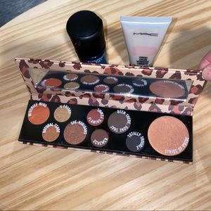 3 NEW MAC LOT 1 MISCHIEF MINX PALETTE 1 STROBE 1 MAC FIX CALM ALL NEW